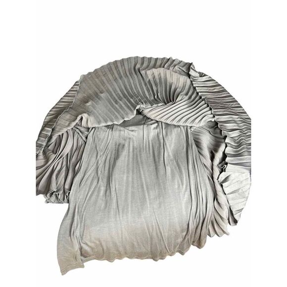 BCBG Maxazria pleated Gray Midi dress XS (026) - Picture 8 of 11